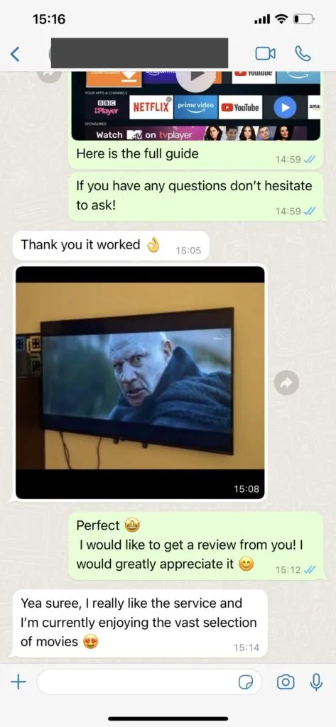 WhatsApp Customer Chat Proof 1